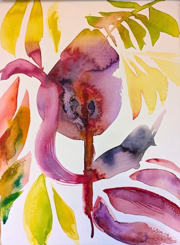 Sound of water by Ana Asavei Pietraru, Work on Paper for Sale on Singulart
