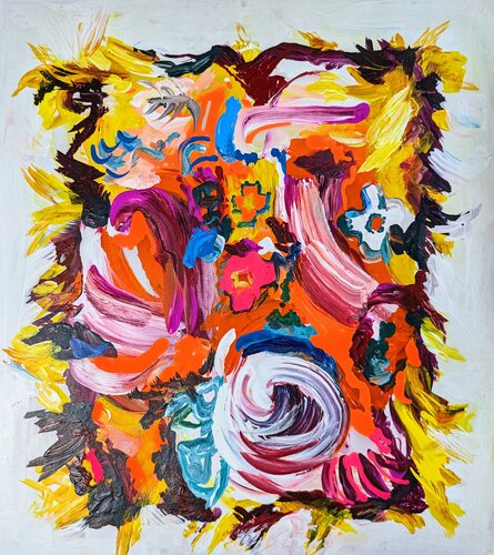 Floral exposure di Ana Asavei Pietraru, Pittura in vendita su Singulart