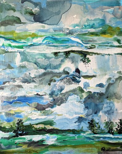 Paralel life. di Ana Asavei Pietraru, Pittura in vendita su Singulart