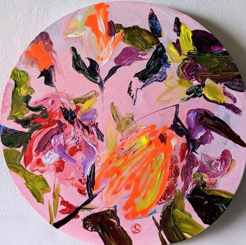 Pink Life par Ana Asavei Pietraru, Peinture en vente sur Singulart