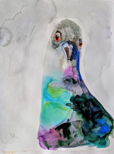 I see you. von Ana Asavei Pietraru, Werk auf Papier kaufen auf Singulart