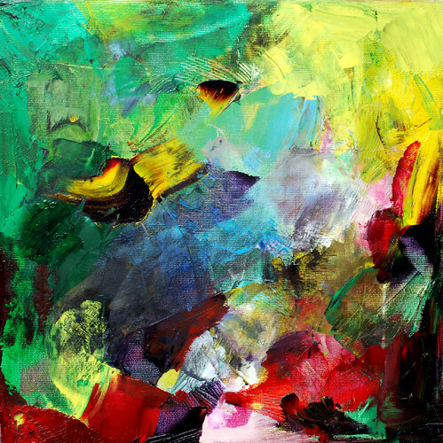 Memories garden van Ana Asavei Pietraru, Schilderij te koop op Singulart