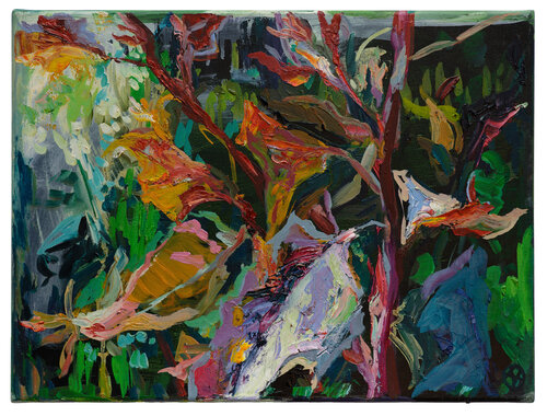 Detail in the garden di Ana Asavei Pietraru, Pittura in vendita su Singulart