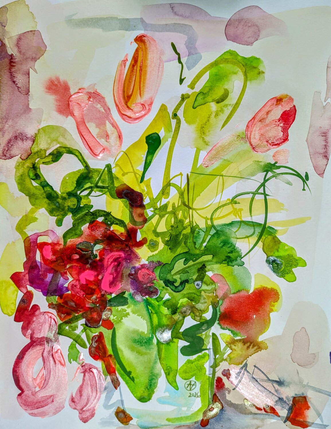 Thoughts decomposed into petals. Ana Asavei Pietraru