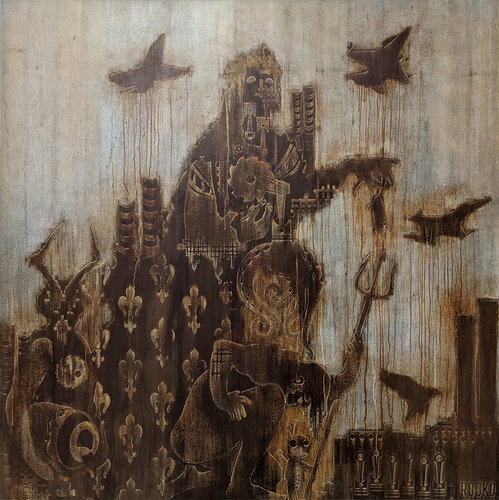 the good, the bad and whatever (bright) par Andreas Rojko, Peinture en vente sur Singulart
