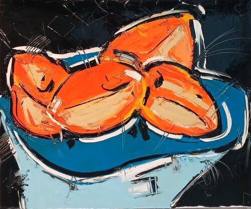 Les abricots van Benoit Andre, Schilderij te koop op Singulart