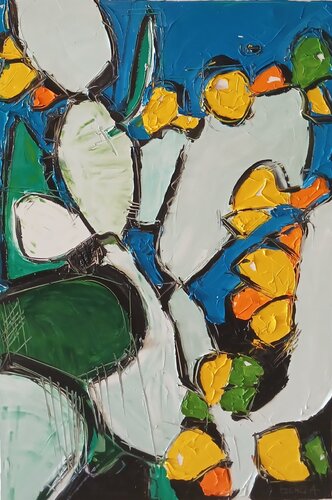 Figue de barbarie par Benoit Andre, Peinture en vente sur Singulart