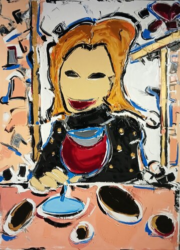 Verre de vin van Benoit Andre, Schilderij te koop op Singulart