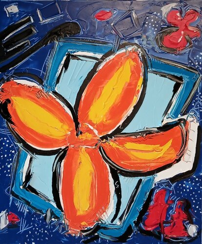 Le kaki van Benoit Andre, Schilderij te koop op Singulart