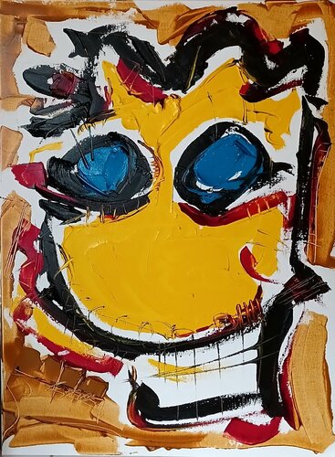 Yeux bleus von Benoit Andre, Malerei kaufen auf Singulart