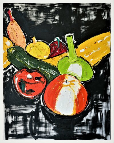 Les citrouilles von Benoit Andre, Malerei kaufen auf Singulart