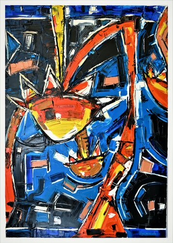 Tournesol par Benoit Andre, Peinture en vente sur Singulart