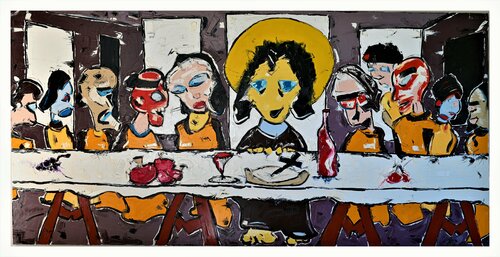 La cène van Benoit Andre, Schilderij te koop op Singulart