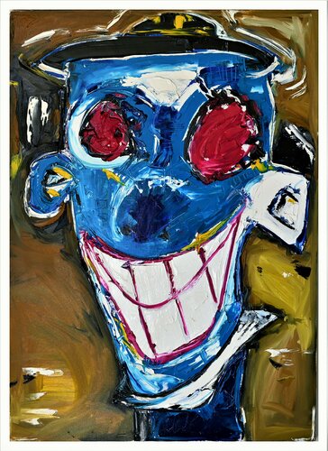 L'homme bleu van Benoit Andre, Schilderij te koop op Singulart