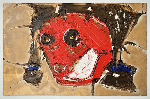 Tête rouge van Benoit Andre, Schilderij te koop op Singulart