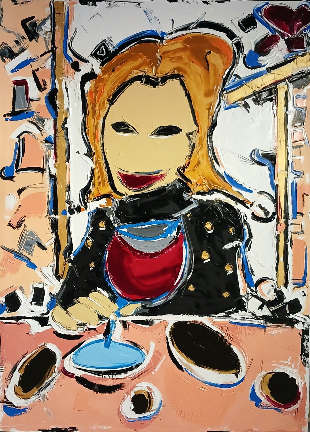 Verre de vin Benoit Andre