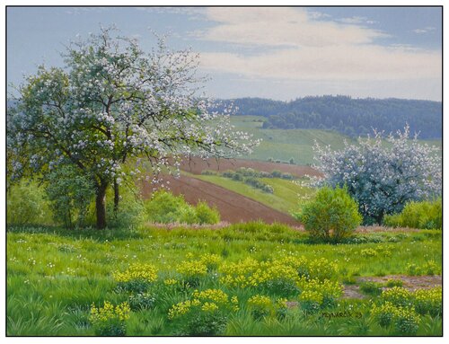 May landscape Emil Mlynárčik