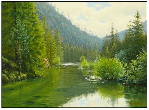 Shallow water in the Veľký Sokol valley Emil Mlynárčik