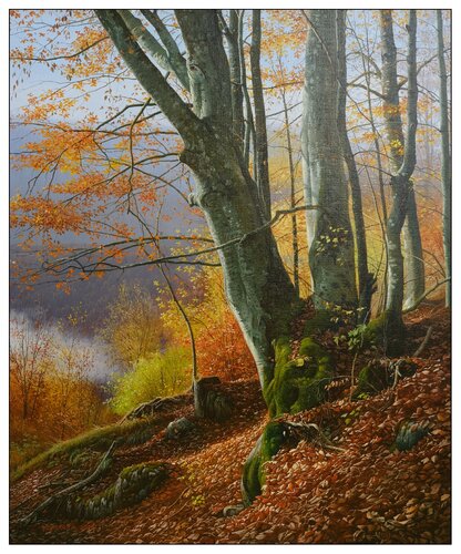 Color symbiosis par Emil Mlynárčik, Peinture en vente sur Singulart