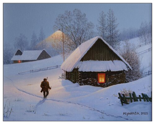 Before dark van Emil Mlynárčik, Schilderij te koop op Singulart