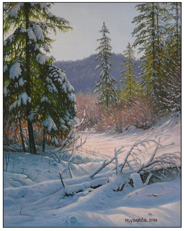 Winter morning Emil Mlynárčik