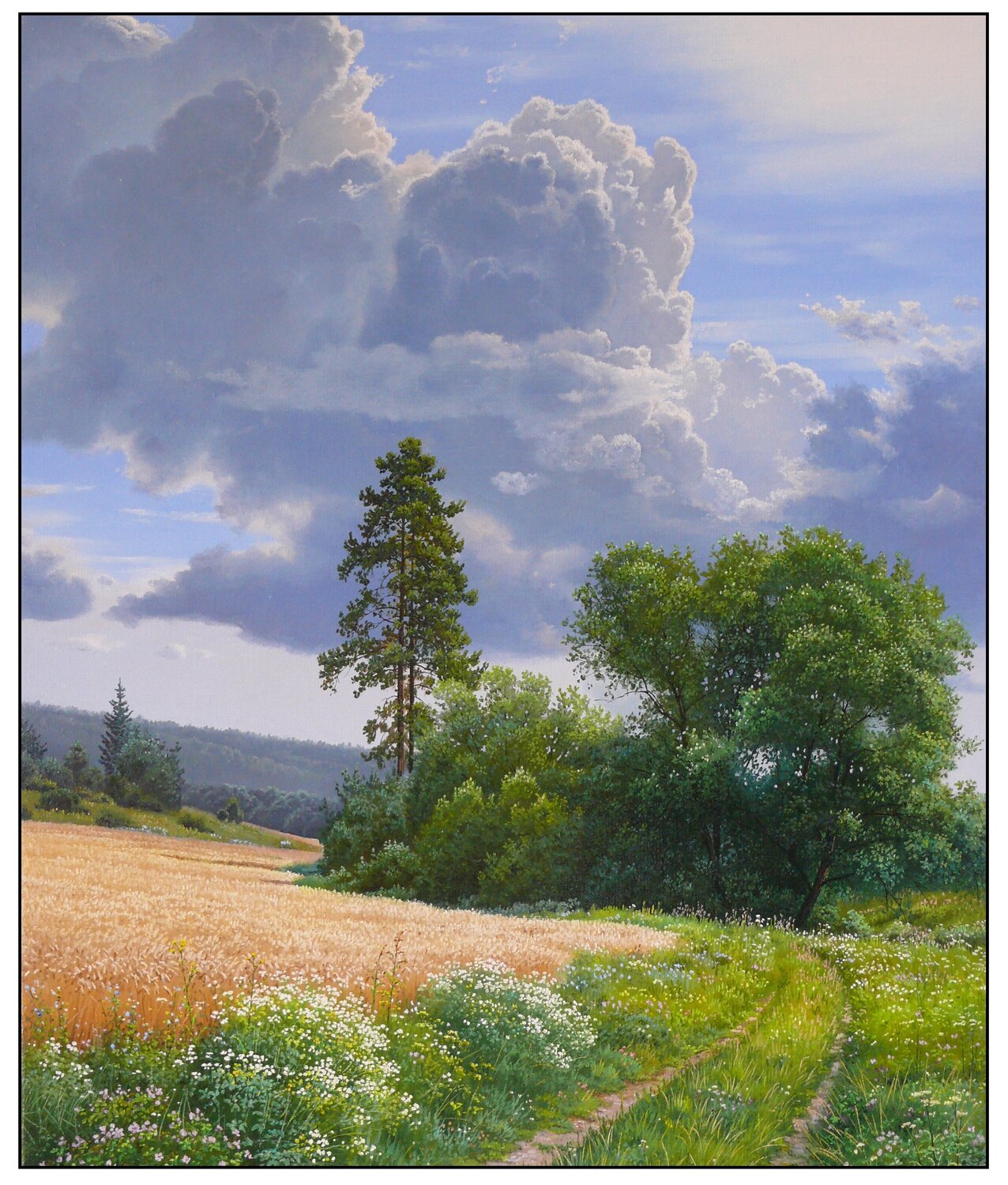 Pitfalls of a summer day Emil Mlynárčik Originalgemälde zu verkaufen