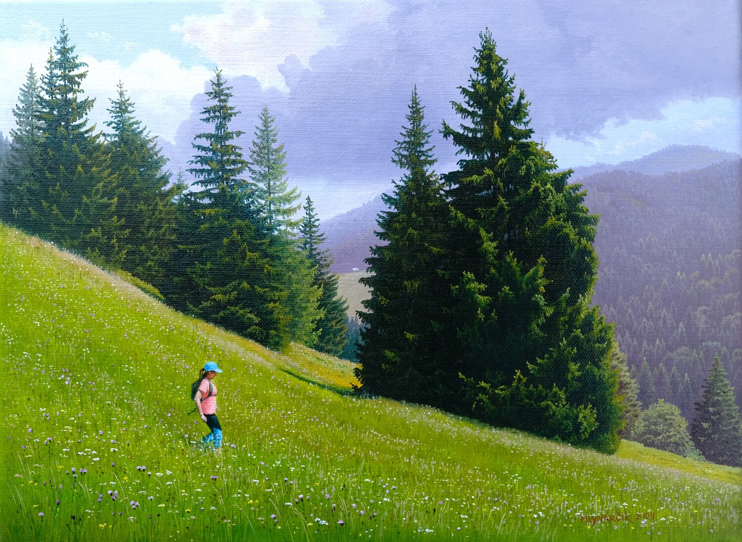 Touches of summer Emil Mlynárčik Originalgemälde zu verkaufen