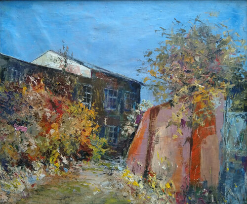 Landscape 50x60cm, oil/canvas de Kamsar Ohanyan, Pintura a la venta en Singulart