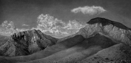 Roque del Conde von Leodan García Pérez, Zeichnungen kaufen auf Singulart