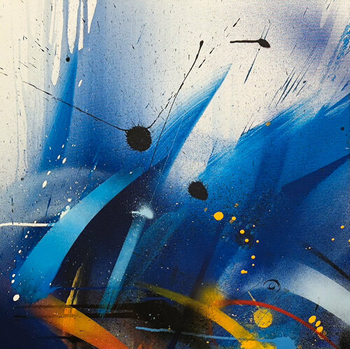 Blueshift 21 van Emanuele Vittorioso, Schilderij te koop op Singulart