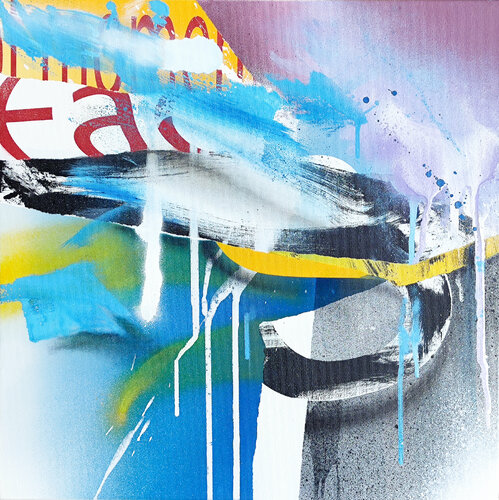 Fragments of Moments Face a Mirror di Emanuele Vittorioso, Pittura in vendita su Singulart