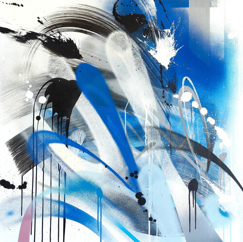 Blueshift 27 di Emanuele Vittorioso, Pittura in vendita su Singulart
