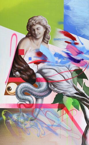 Pontia Radix (by Daniele Carrubba & Vittorioso) van Emanuele Vittorioso, Schilderij te koop op Singulart
