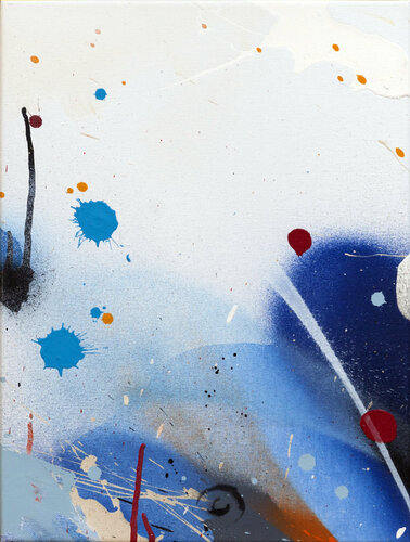 Blue Scraps 02 di Emanuele Vittorioso, Pittura in vendita su Singulart