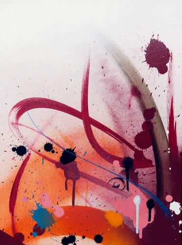 Red Scraps 01 van Emanuele Vittorioso, Schilderij te koop op Singulart