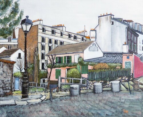 le lapin agile van Jean-Michel Yon, Schilderij te koop op Singulart