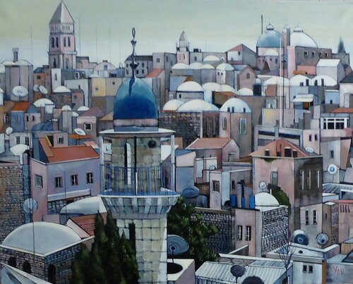 jerusalem van Jean-Michel Yon, Schilderij te koop op Singulart