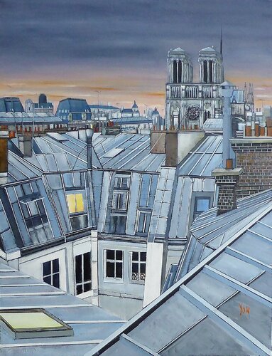 le soir von Jean-Michel Yon, Malerei kaufen auf Singulart