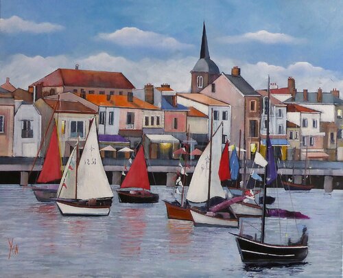 la chaume van Jean-Michel Yon, Schilderij te koop op Singulart