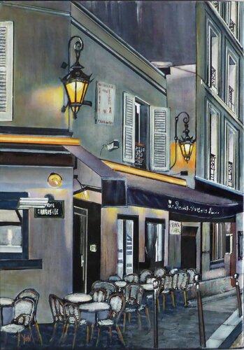 le rendez -vous des amis di Jean-Michel Yon, Pittura in vendita su Singulart