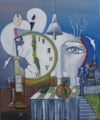 combien de temps di Jean-Michel Yon, Pittura in vendita su Singulart