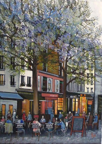 mouffetard di Jean-Michel Yon, Pittura in vendita su Singulart