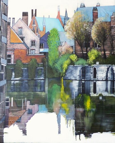 printemps a Amsterdam von Jean-Michel Yon, Malerei kaufen auf Singulart