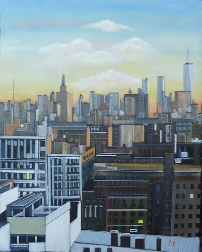 new york city von Jean-Michel Yon, Malerei kaufen auf Singulart