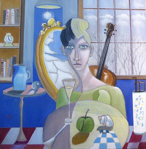 interieur femme von Jean-Michel Yon, Malerei kaufen auf Singulart