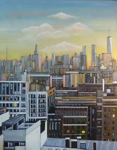 new york von Jean-Michel Yon, Malerei kaufen auf Singulart