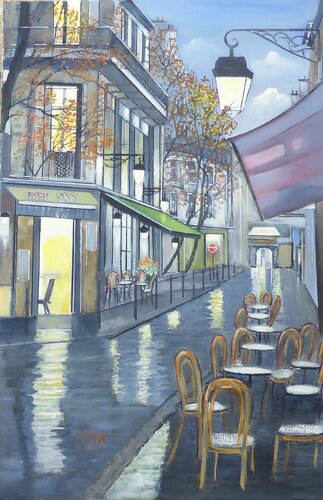 minuit a Paris van Jean-Michel Yon, Schilderij te koop op Singulart