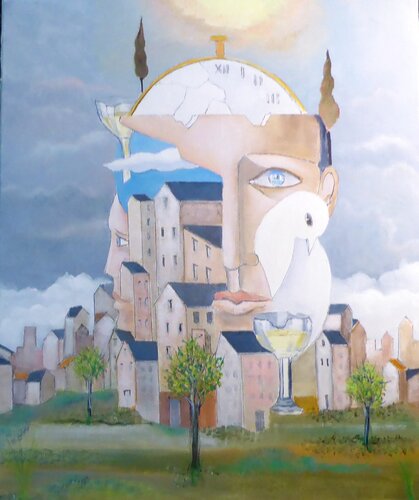 une journée ordinaire van Jean-Michel Yon, Schilderij te koop op Singulart