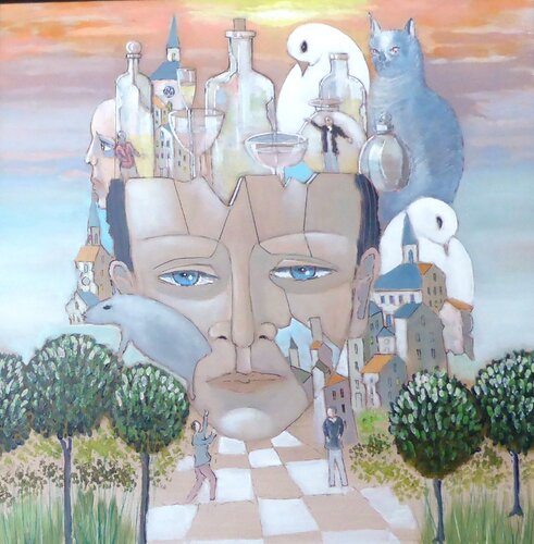 delire d'homme by Jean-Michel Yon, Painting for Sale on Singulart