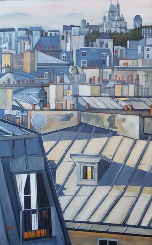 PARIS MONTMARTRE von Jean-Michel Yon, Malerei kaufen auf Singulart